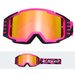 LS2 CHARGER PRO GOGGLE PINK WITH SILVER VISOR