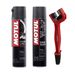 MOTUL CHAIN CLEAN C1 / LUBE ROAD C2+ + KARTÁČ, SADA 3KS AKCE