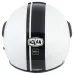 NOLAN OTEVŘENÁ MOTO HELMA NOLAN N21 VISOR FLYBRIDGE METAL WHITE 67
