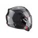SCORPION PŘEKLOPNÁ MOTO PŘILBA EXO-TECH EVO CARBON TOP ČERNO/ČERVENÁ
