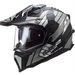 LS2 ENDURO MOTO PŘILBA MX701 EXPLORER ATLANTIS ČERNO ŠEDO BÍLÁ