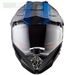 LS2 ENDURO MOTO PŘILBA MX436 PIONEER GRAFIKA QUARTERBACK MODRÁ