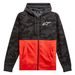 ALPINESTARS MIKINA CAMO BLOCK HOODIE (ŠEDÁ CAMO/ČERVENÁ FLUO)