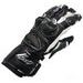 MBW PÁNSKÉ KOŽENÉ MOTO RUKAVICE GT-TECH ČERNÉ
