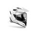 AIROH ENDURO MOTO PŘILBA BANDIT COLOR, BÍLÁ LESKLÁ