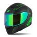 PŘILBA CASSIDA GT 2.1 FLASH (ČERNÁ MATNÁ/ZELENÁ FLUO/TMAVĚ ŠEDÁ) PLEXI S PŘÍPRAVOU PRO PINLOCK