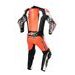 JEDNODÍLNÁ KOMBINÉZA RACING ABSOLUTE 2, TECH-AIR KOMPATIBILNÍ, ALPINESTARS (ČERVENÁ FLUO/BÍLÁ/ČERNÁ) 2024