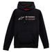 ALPINESTARS MIKINA LINEAR RACE HOODIE (ČERNÁ)