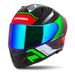 PŘILBA CASSIDA AERO DROME (ČERNÁ PERLEŤ/ČERVENÁ/ZELENÁ/BÍLÁ)