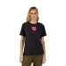 FOX DÁMSKÉ TRIČKO FOX HEAD SS TEE BLACK/PINK