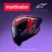PŘILBA SUPERTECH R10 FLYTE LIMITOVANÁ EDICE JORGE MARTIN, ALPINESTARS (FIALOVÁ/ČERVENÁ) 2026