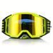 LS2 CHARGER PRO GOGGLE H-V YELLOW WITH IRIDIUM VISOR