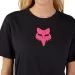 FOX DÁMSKÉ TRIČKO FOX HEAD SS TEE BLACK/PINK