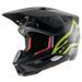 ALPINESTARS PŘILBA S-M5 COMPASS HELMET ECE(MATNÁ ČERNÁ/ŽLUTÁ FLUO)