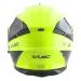 VÝKLOPNÁ PŘILBA W-TEC BANELMEDA - ŠEDO-ČERNO-FLUO ŽLUTÁ
