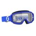 SCOTT MOTOKROSOVÉ BRÝLE PRIMAL CLEAR BLUE WHITE CLEAR WORKS