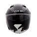 YOHE OTEVŘENÁ MOTO PŘILBA 885 ČERNÁ 