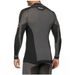 SIXS TS3L BT ULTRA LEHKÉ TRIKO S DL. RUKÁVEM A STOJÁČKEM CARBON ČERNÁ