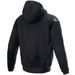 BUNDA CHROME IGNITION HOODIE, ALPINESTARS (ČERNÁ/ŽLUTÁ FLUO/ŠEDÁ/BÍLÁ)