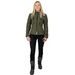 MBW DÁMSKÁ SOFTSHELL MOTO BUNDA HANA GREEN