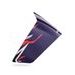 AERODYNAMICKÝ SPOILER PRO PŘILBY SUPERTECH R10 FLYTE RACING PROFIL, ALPINESTARS (MODRÁ/ČERVENÁ/BÍLÁ MATNÁ)