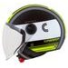 PŘILBA CASSIDA HANDY METROPOLIS (ČERNÁ/BÍLÁ/ŽLUTÁ FLUO/ŠEDÁ) 2023