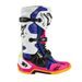 BOTY TECH 10 LIMITOVANÁ EDICE COAST, ALPINESTARS (BÍLÁ/TMAVĚ MODRÁ/RŮŽOVÁ/ŽLUTÁ FLUO/ORANŽOVÁ/ČERNÁ) 2024