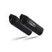 DVOJITÁ KONCOVKA VÝFUKU SLIP-ON GPR FURORE EVO4 E4.BMW.51.FNE4 MATNÁ ČERNÁ
