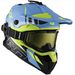 ENDURO MX HELMA CKX HELM TIRAN ORI DL AVALANCHE GR/BL