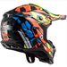 LS2 MOTOKROSOVÁ HELMA MX700 SUBVERTER RASCAL GL. BLACK FL.ORANGE