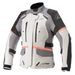 BUNDA STELLA ANDES DRYSTAR, TECH-AIR 5 KOMPATIBILNÍ, ALPINESTARS, DÁMSKÁ (SVĚTLE ŠEDÁ/TMAVĚ ŠEDÁ/ČERNÁ/RŮŽOVÁ FLUO)