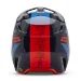 FOX MOTOKROSOVÁ PŘILBA V1 RACE SPEC HELMET ČERNÁ/FLUO ORANŽOVÁ, SVĚTLE MODRÁ