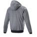 BUNDA CHROME IGNITION HOODIE, ALPINESTARS (ŠEDÁ/BÍLÁ/ČERNÁ/ČERVENÁ)