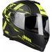PŘILBA LAZER RAFALE EVO MM ROADTECH (ČERNÁ-FLUO ŽLUTÁ-MATNÁ)