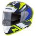 CASSIDA INTEGRÁLNÍ PŘILBA AERO DROME, (MODRÁ/ŽLUTÁ FLUO/SVĚTLE MODRÁ/BÍLÁ)