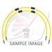 RACE HADICE PŘEDNÍ BRZDY SADA VENHILL POWERHOSEPLUS YAM-6029FS-YE (2 HADICE V SADĚ) ŽLUTÉ HADICE, NEREZOVÉ KONCOVKY