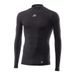 SIXS TS3 V2- TRIČKO S DL. RUKÁVEM A STOJÁČKEM ČERNÁ
