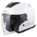PŘILBA JET TECH 2.0 SOLID, CASSIDA (BÍLÁ/ČERNÁ/ŠEDÁ) 2025