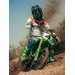 DRES SUPERTECH DYNA, ALPINESTARS (SVĚTLE ŠEDÁ/ZELENÁ FLUO/MODRÁ/ČERNÁ) 2027