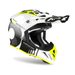 PŘILBA AVIATOR ACE NEMESI, AIROH - ITÁLIE (BÍLÁ/ČERNÁ/FLUO)