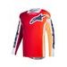 DRES RACER PORTL, ALPINESTARS (ČERVENÁ/ORANŽOVÁ/SVĚTLE ŠEDÁ) 2026