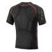 ALPINESTARS TERMOPRÁDLO S KRÁTKÝM RUKÁVEM RIDE TECH SUMMER (ČERNÁ/ČERVENÁ)