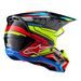 PŘILBA ALPINESTARS S-M5 ACTION 2 (ŽLUTÁ FLUO/ČERVENÁ FLUO) 2024