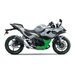 KAWASAKI NINJA 7 HYBRID METALLIC BRIGHT SILVER / METALLIC MATTE LIME GREEN / EBONY