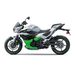 KAWASAKI Z7 HYBRID METALLIC BRIGHT SILVER / METALLIC MATTE LIME GREEN / EBONY
