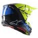 PŘILBA ALPINESTARS SUPERTECH S-M8 FACTORY 2023 (ČERNÁ/ŽLUTÁ FLUO/MODRÁ LESKLÁ)