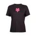 FOX DÁMSKÉ TRIČKO FOX HEAD SS TEE BLACK/PINK