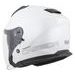 PŘILBA JET TECH 2.0 SOLID, CASSIDA (BÍLÁ/ČERNÁ/ŠEDÁ) 2025