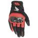 RUKAVICE SMX Z DRYSTAR HONDA KOLEKCE, ALPINESTARS (ČERNÁ/ČERVENÁ)