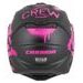 PŘILBA CROSS CUP 2 CREW JUNIOR, CASSIDA, DĚTSKÁ (ČERNÁ MATNÁ/RŮŽOVÁ FLUO) 2026
